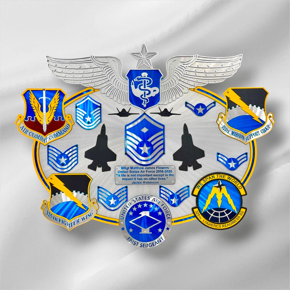 US Air Force Multi-Patch Career retirement