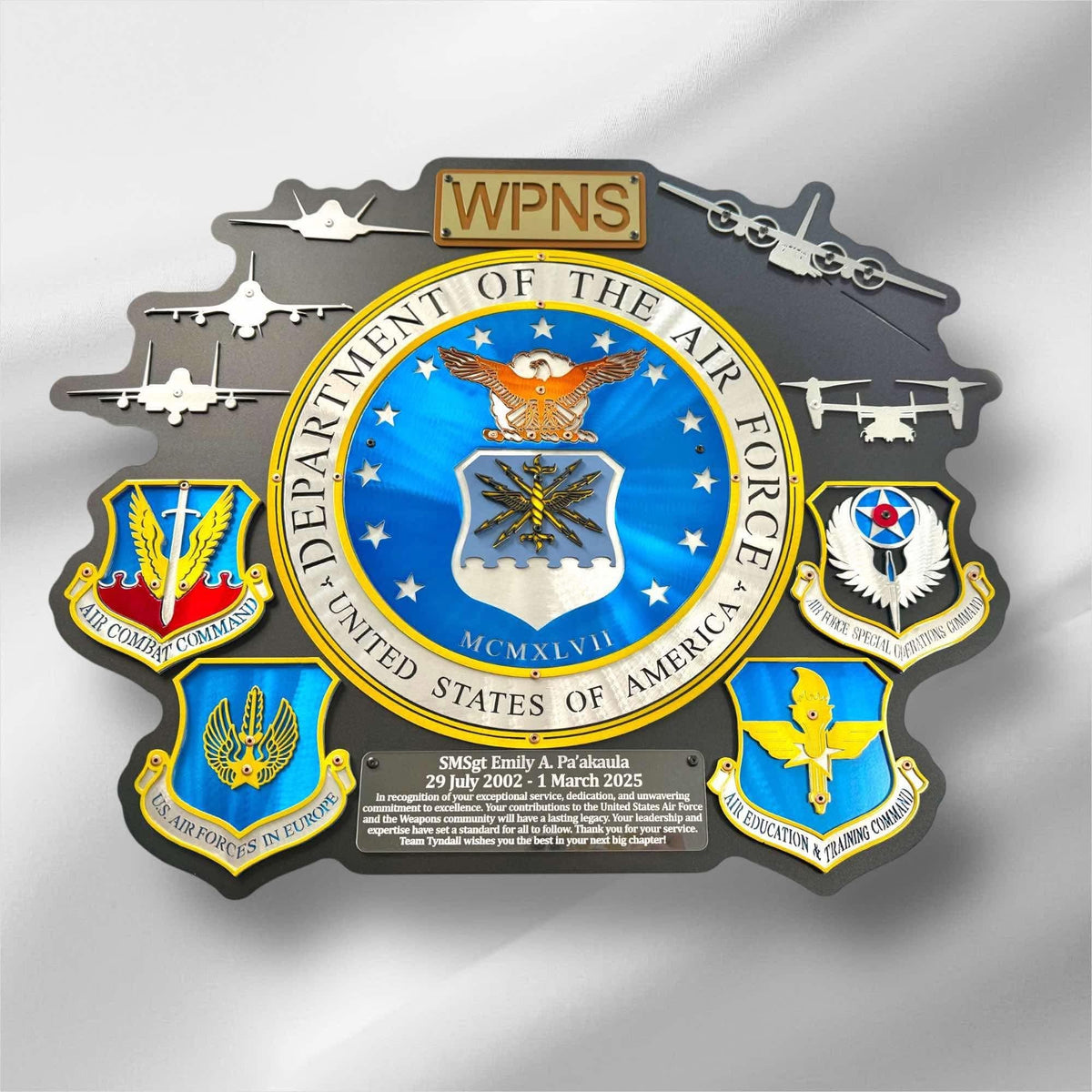 US Air Force Multi-Patch Career retirement
