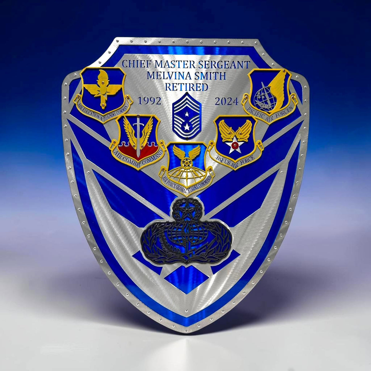US Air Force Multi-Patch Career retirement