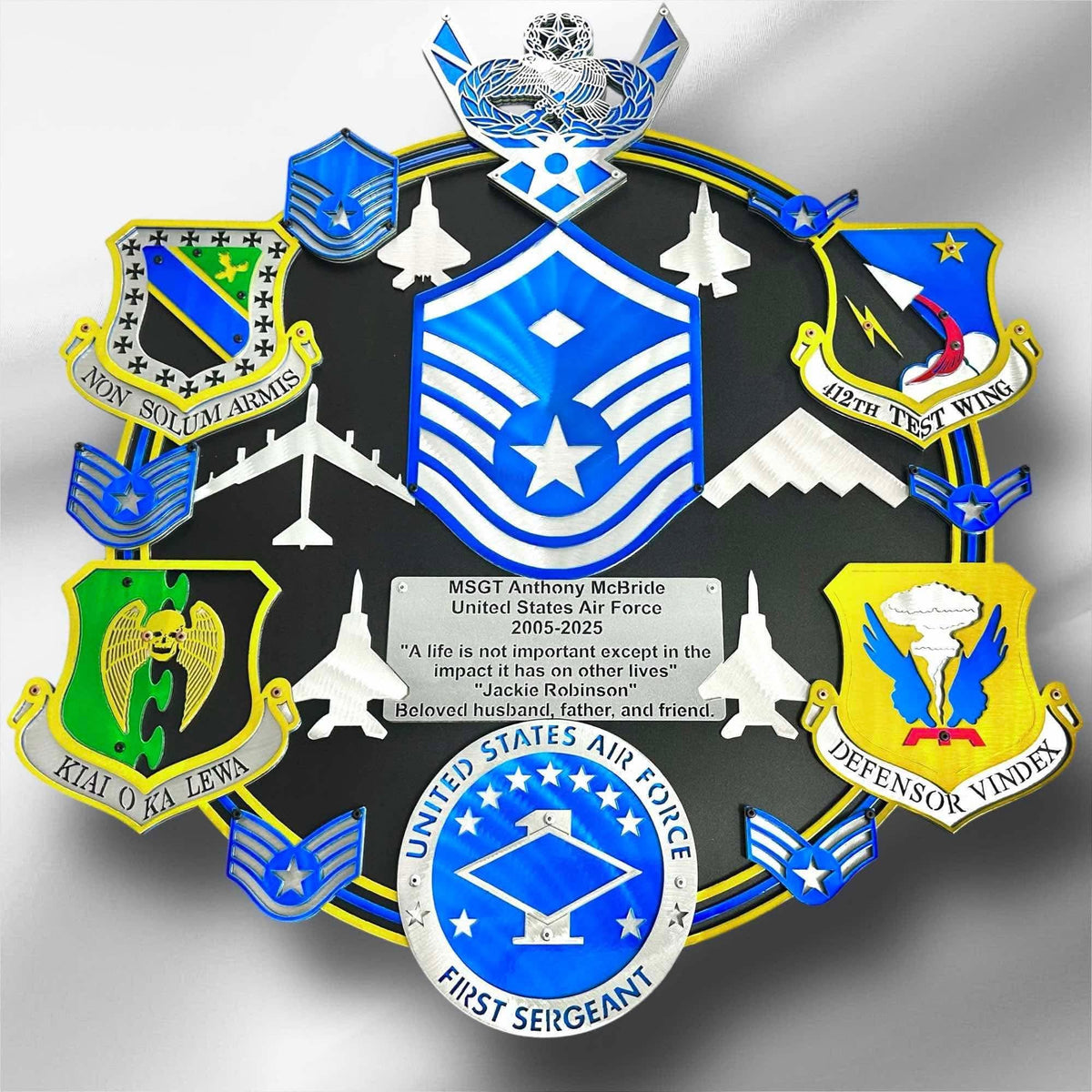 US Air Force Multi-Patch Career retirement