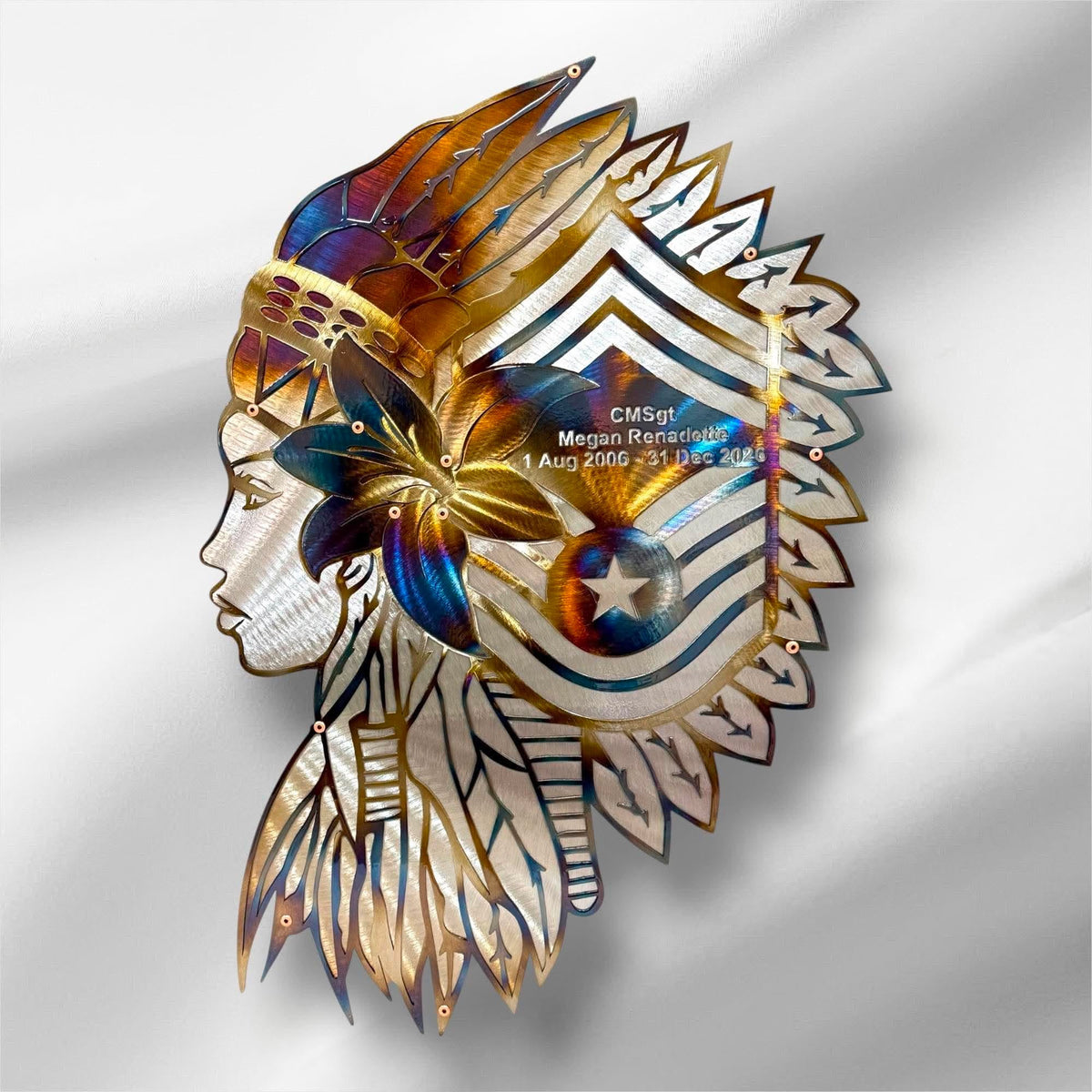 21" USAF Chief Master Sergeant Headdress