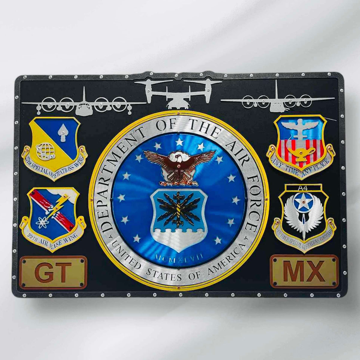 US Air Force Multi-Patch Career retirement