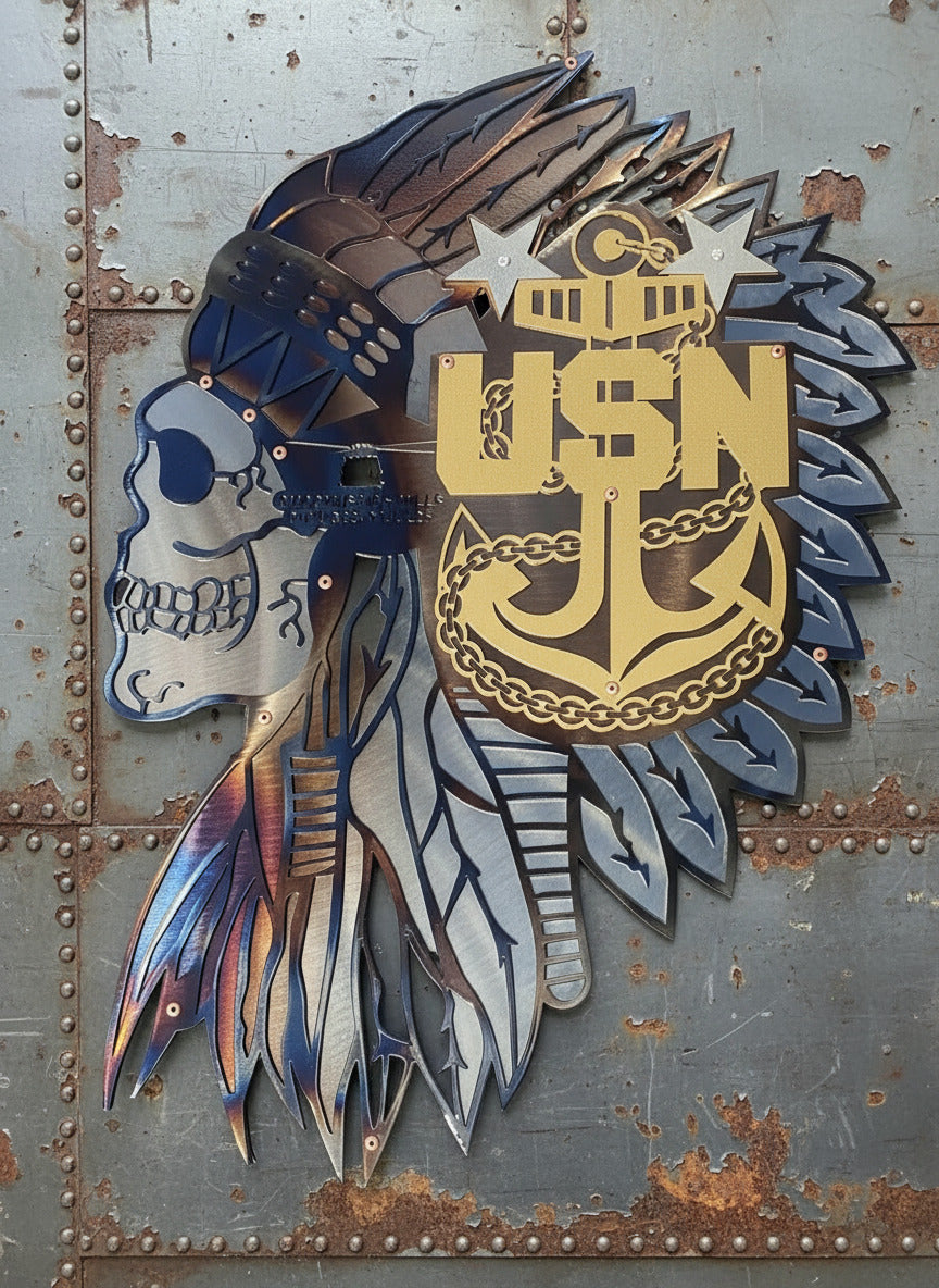 US Navy logo with headdress