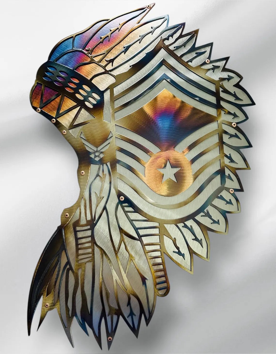 21" USAF Chief Master Sergeant Headdress