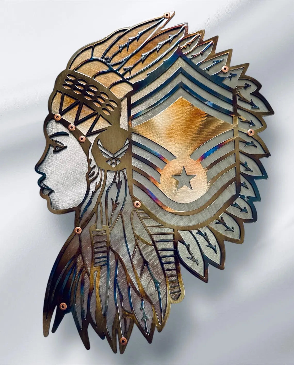 21" USAF Chief Master Sergeant Headdress