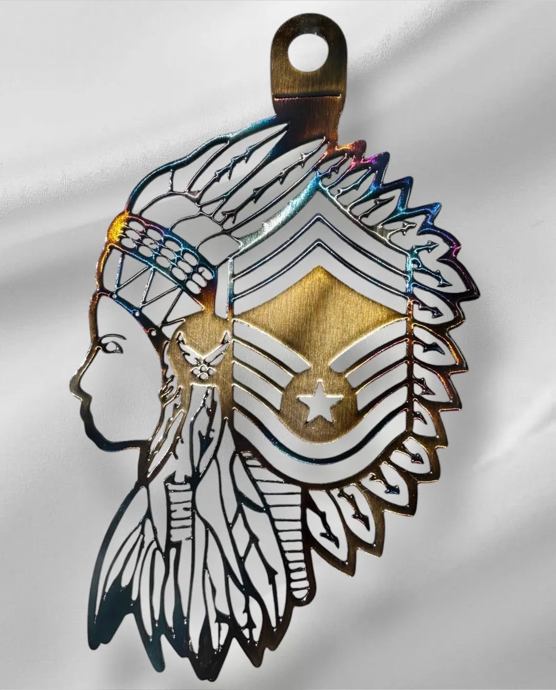 USAF Chief Master Sergeant Headdress Medallion (4.5")